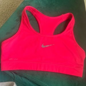 Nike Dri-Fit hot pink sports bra